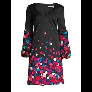 Trina Turk bubbly peasant shift dress size 10
